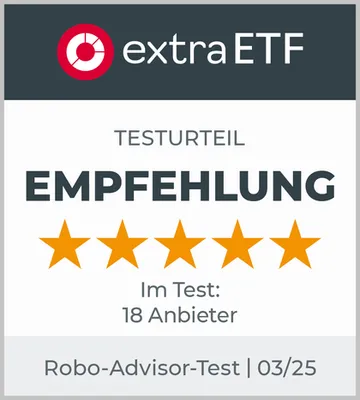 extraETF Empfehlung, Robo-Advisor-Test 03/2025